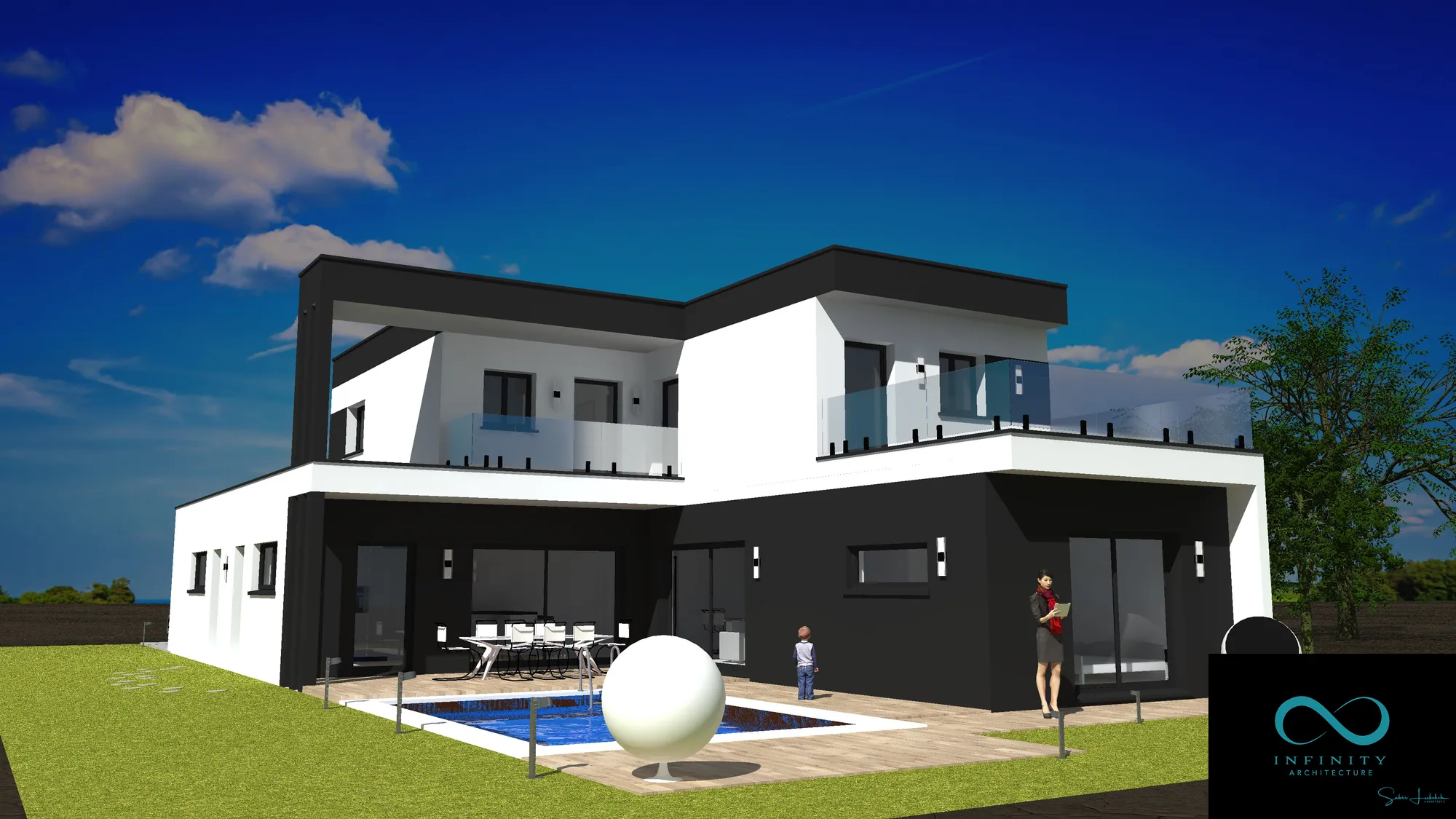 VILLA CONTEMPORAINE 4, Alsace · Infinity Architecture
